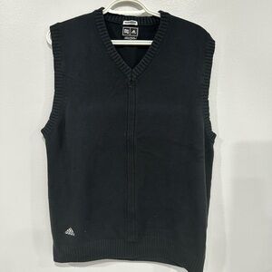 adidas Black V-Neck Sweater Vest